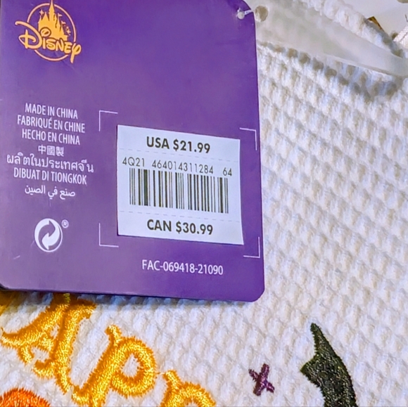 NWT, Disney Licensed, Happy Halloween, Mickey Mouse, 2 Piece, Decorative Towels - Picture 11 of 12